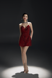  Glimering Gala Dress (RED) 
