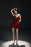  Glimering Gala Dress (RED) 