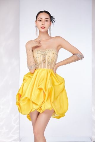  ĐẦM TIỆC ĐÍNH ĐÁ MARI GOLD 