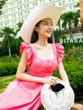  ĐẦM ĐI BIỂN ORANGE PINK MAXI 