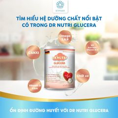 Sữa bột cho người tiểu đường Dr Nutri Glucera - Hộp 400gr, 900gr