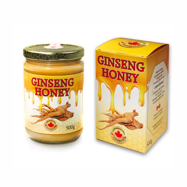 Mật Ong Nhân Sâm CANADIAN VITA - GINSENG HONEY - Hộp 500G