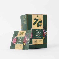 Trà Thảo Mộc 7F - 7F Herbal Tea - Ổn định đường huyết - Hộp 20 gói, mỗi gói 2g