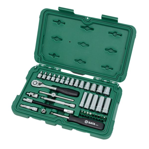 25 cái. Bộ ổ cắm Dr. 1/4" SATA / 25Pc. 1/4" Dr. Socket Set – Vật Tư Sài Gòn