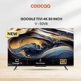  Tivi COOCAA 50 Inch - 50V8 Smart TV Độ Phân Giải 4K HDR 10+ 