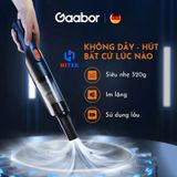  Máy hút bụi không dây GAABOR GVCC-M3A2 áp suất hút 6000pa, 3 đầu hút tiện lợi 