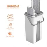  Bộ Cây Lau Nhà Tự Vắt Thông Minh BONBOX BCT702 Xoay 360 Độ Kèm Thùng Tự Vắt 2 Ngăn 