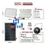  Đèn Pha Năng Lượng Mặt Trời CET-106B-120W 