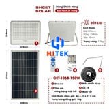  Đèn Pha Năng Lượng Mặt Trời CET-106B-150W 