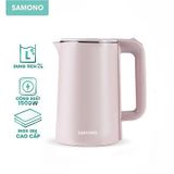  Bình Đun Siêu Tốc Samono SW-EKP13 2 Lớp Cách Nhiệt Cao Cấp 