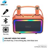  Loa Bluetooth BOOMS BASS M3201 Sang Trọng Công Suất Lớn Bass Cực Căng Kèm 2 Micro 