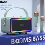  Loa Bluetooth BOOMS BASS M3201 Sang Trọng Công Suất Lớn Bass Cực Căng Kèm 2 Micro 