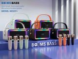  Loa Bluetooth BOOMS BASS M3201 Sang Trọng Công Suất Lớn Bass Cực Căng Kèm 2 Micro 