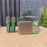  Loa karaoke  YS 106 kèm 2 micro- thiết kế cổ điển sang trọng 