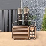  Loa karaoke  YS 106 kèm 2 micro- thiết kế cổ điển sang trọng 