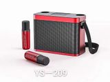  Loa karaoke YS-209 kèm 2 micro mini không dây 