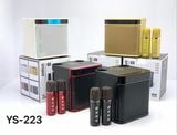  Loa Karaoke YS223 Kèm 2 Micro Không Dây Kiêm Bluetooth, USB, Thẻ nhớ- Loa YS-223 Nhỏ Gọn Âm Thanh Chất Lượng, Độ Bền Cao 