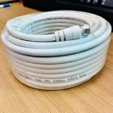  Dây Cáp GR6 15M Đúc Sẵn 2 Đầu Rắc F Đực Cách Điện Chống Nhiễu 