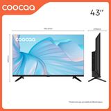  Tivi COOCAA 43inch - 43Z72 FullHD(1920 x 1080px) HDR 10+ 