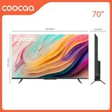  Tivi COOCAA 4k 70inch - 70Y72 Smart TV 4K Google TV HDR 10 
