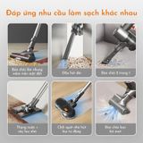  Máy hút bụi không dây  lực hút li tâm GAABOR VCL10E-BK01A  dòng DEEP SEA cao cấp, pin Lithium  tháo rời có đèn LED - Hàng chính hãng 