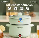  Nồi điện đa năng Samono SW-DG04 1.2L công suất 600W 2 lớp chống dính - Chính Hãng 
