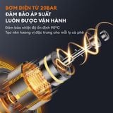  Máy pha cà phê Espresso đánh bọt 20 Bar GAABOR GCM-M15BK01 - Hàng chính hãng 