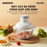  Máy Xay Thực Phẩm Samono  SW-C300 2L Công Suất Lớn 350W  Say Đa Năng Thịt Củ Tỏi Ớt Hàng Chính Hãng 