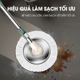  Bộ lau nhà thông minh xoay  360 độ BONBOX BCT706 kèm xô lau dạng  xoay 2 ngăn có thể tháo rời - Hàng chính hãng 