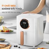  Nồi chiên không dầu GAABOR GA-E45A02 dung tích 4.5L - Thép không gỉ bền bỉ - Giá rẻ tiết kiệm - Hàng chính hãng 