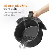  Nồi chiên không dầu GAABOR  GA-E45A01 màu đen dung tích 4,5 lít  công suất 1400W điều khiển cảm ứng - hàng chính hãng 