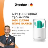  Máy phun sương nano mini tạo ẩm,  khuếch tán tinh dầu có đèn ngủ GAABOR  GMH-N3A dung tích 300ml- Hàng chính hãng 