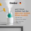 Máy phun sương nano mini tạo ẩm,  khuếch tán tinh dầu có đèn ngủ GAABOR  GMH-N3A dung tích 300ml- Hàng chính hãng 