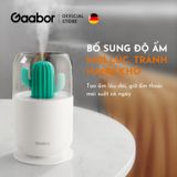  Máy phun sương nano mini tạo ẩm,  khuếch tán tinh dầu có đèn ngủ GAABOR  GMH-N3A dung tích 300ml- Hàng chính hãng 