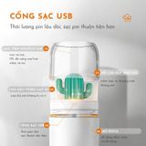  Máy phun sương nano mini tạo ẩm,  khuếch tán tinh dầu có đèn ngủ GAABOR  GMH-N3A dung tích 300ml- Hàng chính hãng 