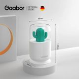  Máy phun sương nano mini tạo ẩm,  khuếch tán tinh dầu có đèn ngủ GAABOR  GMH-N3A dung tích 300ml- Hàng chính hãng 