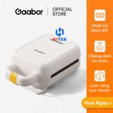  Máy kẹp sandwich SM60M-WH01A GAABOR nướng bánh mì, rán trứng, nướng thịt tiện dụng cho bữa sáng - Hàng chính hãng 