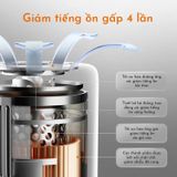  Máy hút bụi không dây  lực hút li tâm GAABOR VCL10E-BK01A  dòng DEEP SEA cao cấp, pin Lithium  tháo rời có đèn LED - Hàng chính hãng 