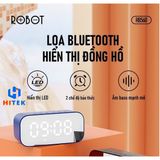  Loa Bluetooth ROBOT RB560 Kiêm Đồng Hồ Báo Thức Màn Hình LED Tráng Gương - Hỗ Trợ Thẻ Nhớ/ FM - Bảo Hành 12 Tháng 