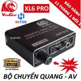  Bộ chuyển đổi âm thanh optical sang AV vinagear XL6 Pro có nút điều chỉnh âm lượng 