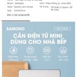  Cân tiểu ly điện tử mini SAMONO SW-KS03 dùng cho nhà bếp độ chính xác cao từ 3g đến 10kg- bảo hành 12   tháng 
