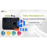 Máy chấm công vân tay ZKTECO K45 Pro. 