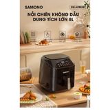  Nồi chiên không dầu SAMONO SW-AFBE08 8 lít công suất 1600W 