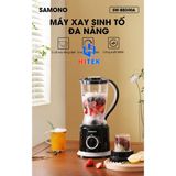  Máy xay sinh tố đa năng SAMONO SW-BB300A 2 cối – Đen – Bảo hành 12 tháng 