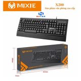  Bàn phím máy tính có dây MIXIE X200 bàn phím chơi game văn phòng bàn phím game thiết kế nút bấm thông minh tiện dụng bấm 