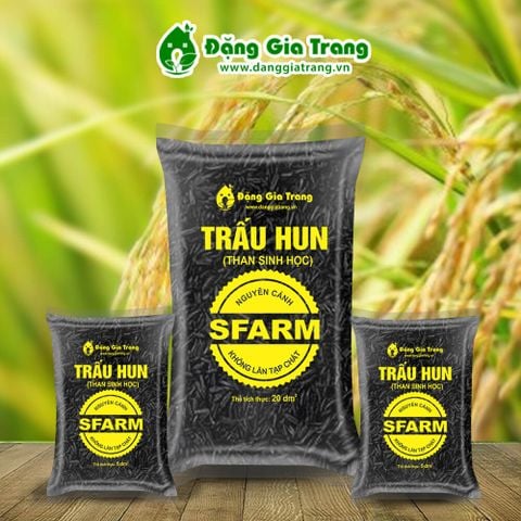 Trấu hun (than sinh học) Sfarm-20dm3