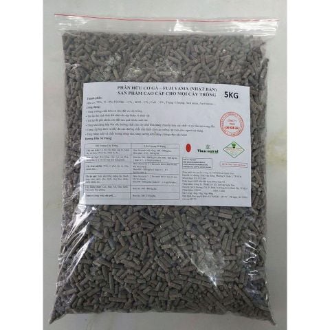Phân Gà Hữu Cơ Fujiyama (Nhật Bản) - Bao 5Kg - Sản Phẩm Cao Cấp Cho Mọi Loại Cây Trồng