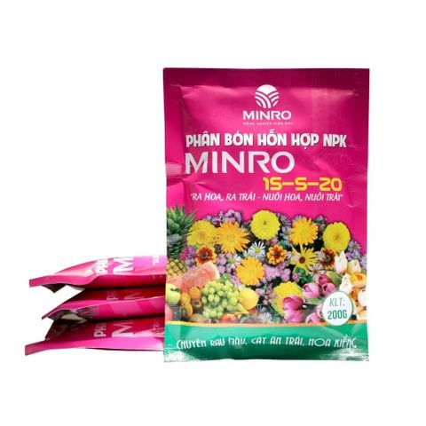 Phân NPK Minro 15-5-20 (200GR)