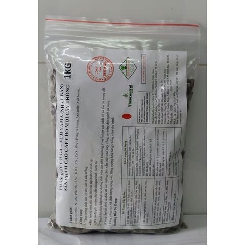 Phân Gà Hữu Cơ Fujiyama (Nhật Bản) - Bao 1Kg - Sản Phẩm Cao Cấp Cho Mọi Loại Cây Trồng