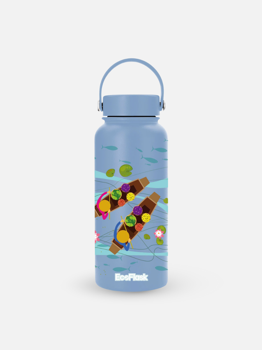 Bình giữ nhiệt EcoFlask 550ml thiết kế Chợ Nổi